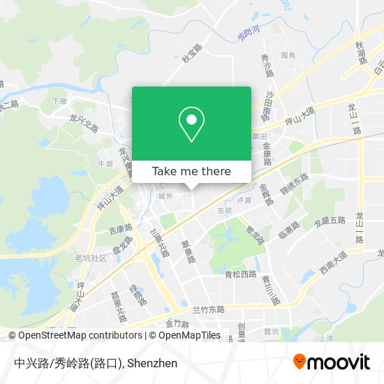 中兴路/秀岭路(路口) map