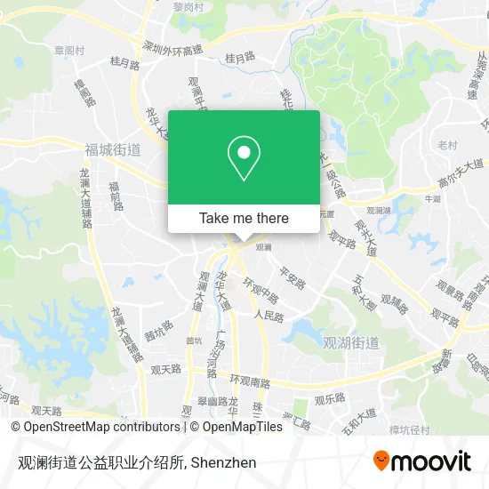 观澜街道公益职业介绍所 map