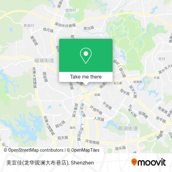美宜佳(龙华观澜大布巷店) map