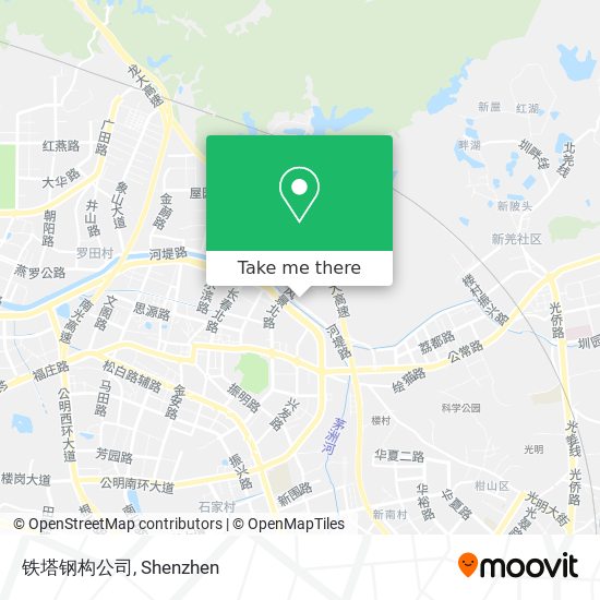 铁塔钢构公司 map
