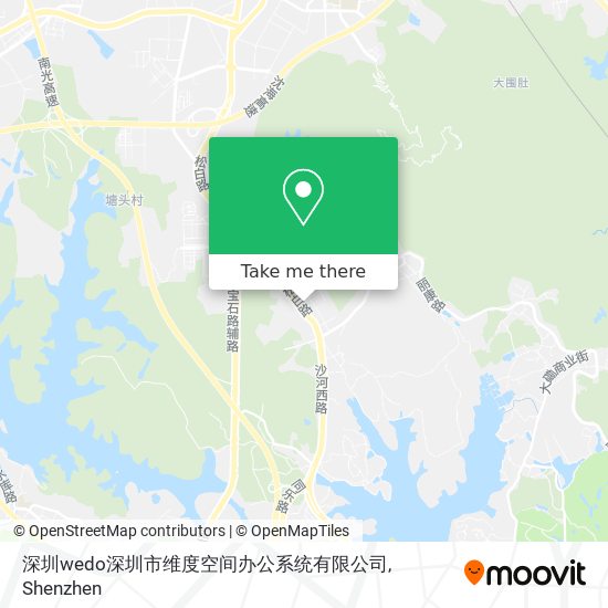 深圳wedo深圳市维度空间办公系统有限公司 map