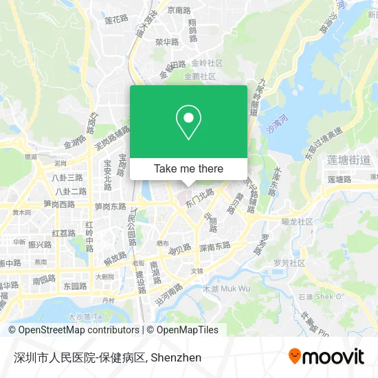 深圳市人民医院-保健病区 map