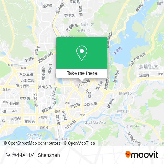 富康小区-1栋 map