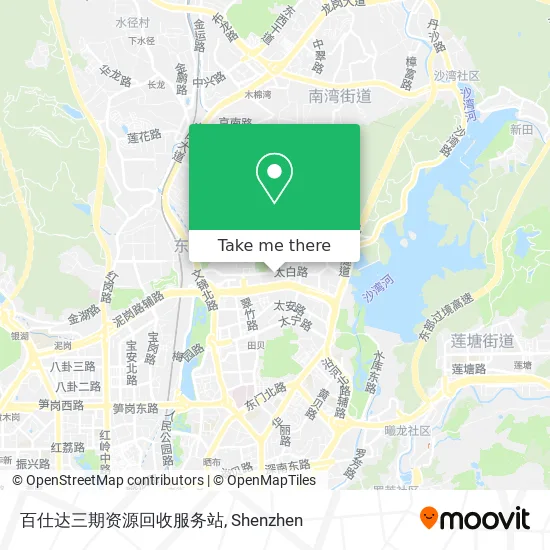 百仕达三期资源回收服务站 map
