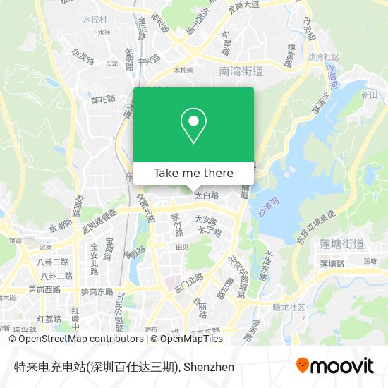特来电充电站(深圳百仕达三期) map