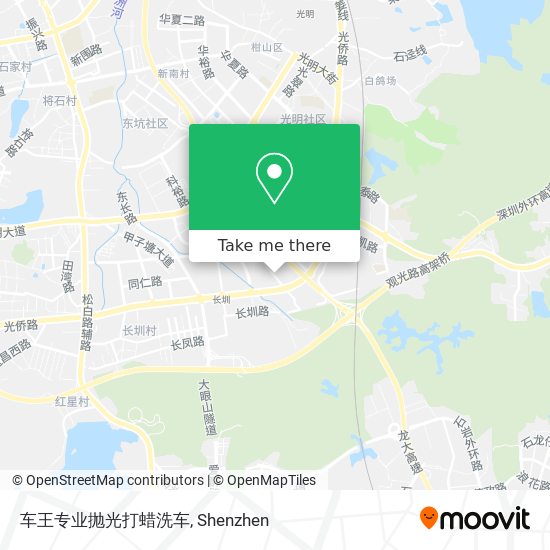 车王专业抛光打蜡洗车 map