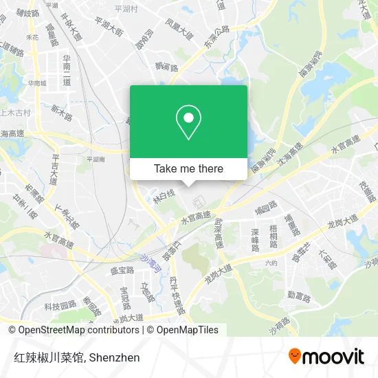 红辣椒川菜馆 map