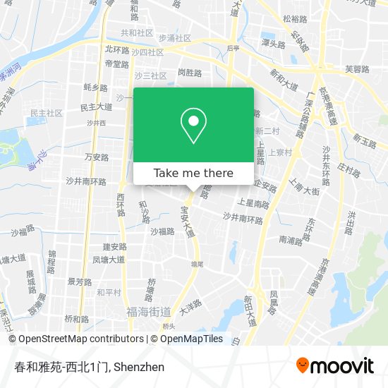 春和雅苑-西北1门 map