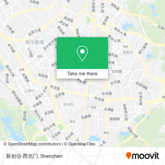 新创信-西北门 map