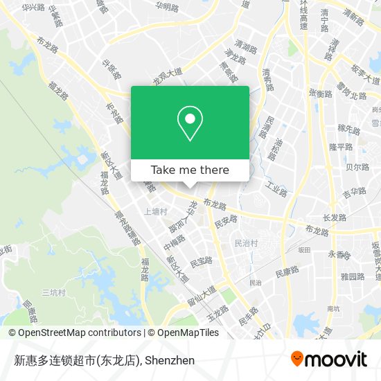 新惠多连锁超市(东龙店) map