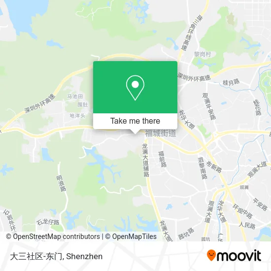 大三社区-东门 map