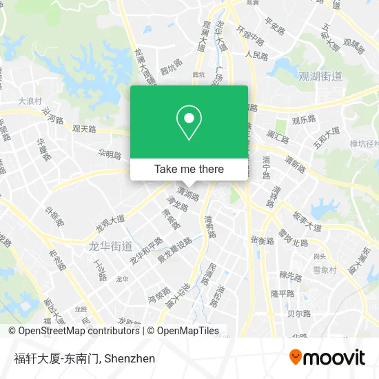 福轩大厦-东南门 map