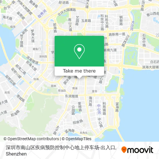 深圳市南山区疾病预防控制中心地上停车场-出入口 map