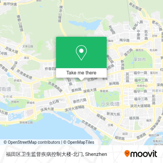 福田区卫生监督疾病控制大楼-北门 map