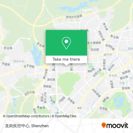 龙岗疾控中心 map