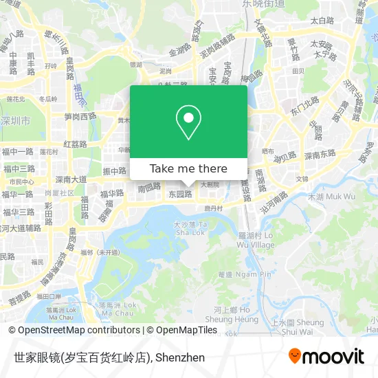 世家眼镜(岁宝百货红岭店) map