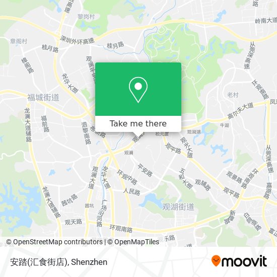 安踏(汇食街店) map