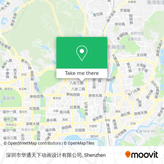 深圳市华通天下动画设计有限公司 map