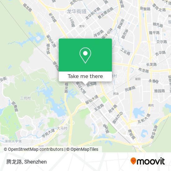 腾龙路 map