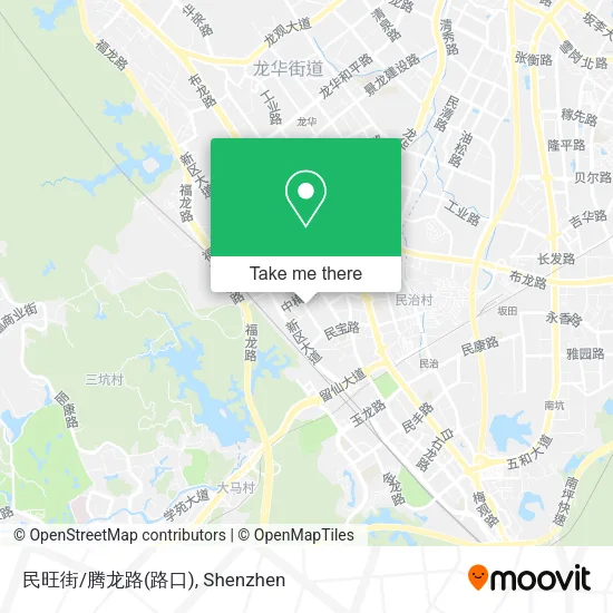 民旺街/腾龙路(路口) map