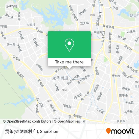 贡茶(锦绣新村店) map