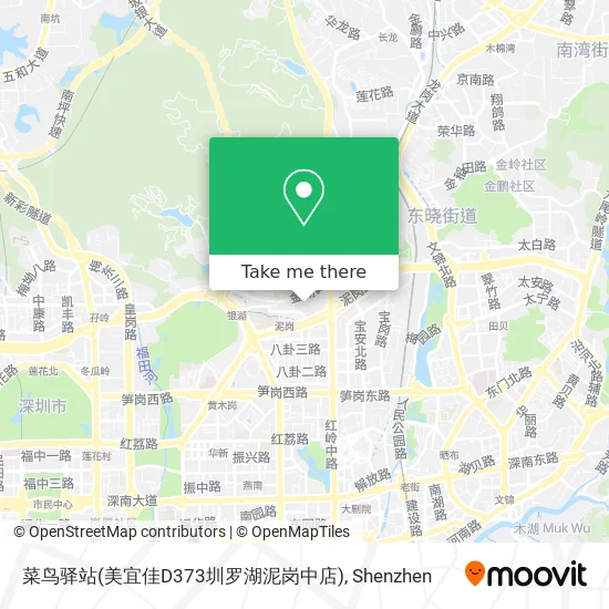 菜鸟驿站(美宜佳D373圳罗湖泥岗中店) map