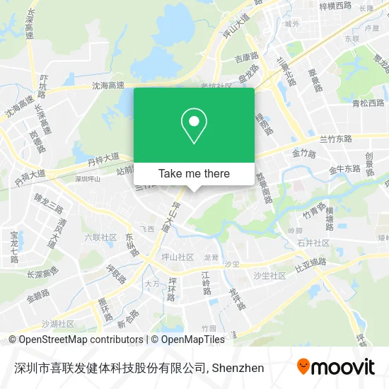 深圳市喜联发健体科技股份有限公司 map