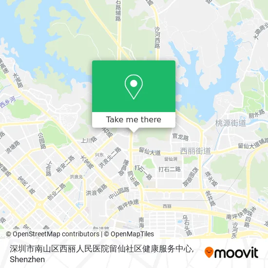 深圳市南山区西丽人民医院留仙社区健康服务中心 map
