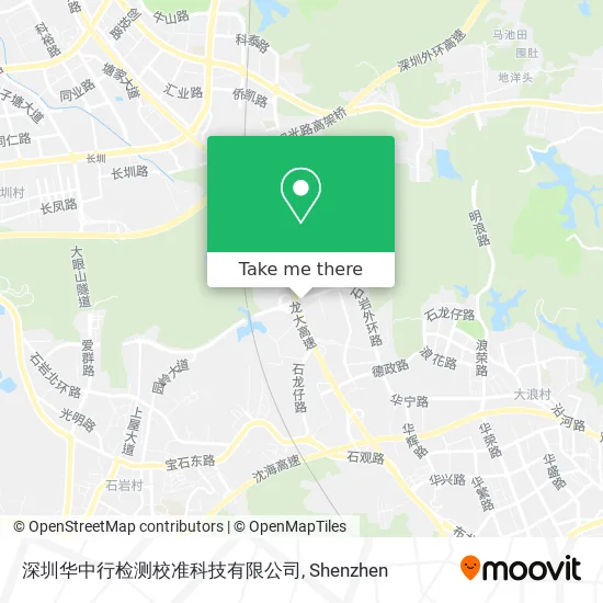 深圳华中行检测校准科技有限公司 map