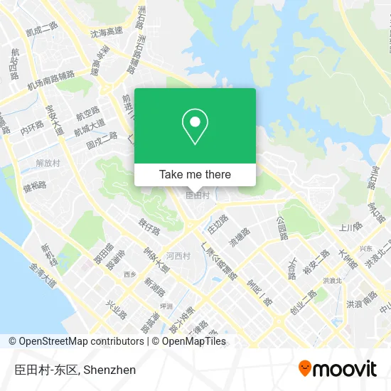 臣田村-东区 map