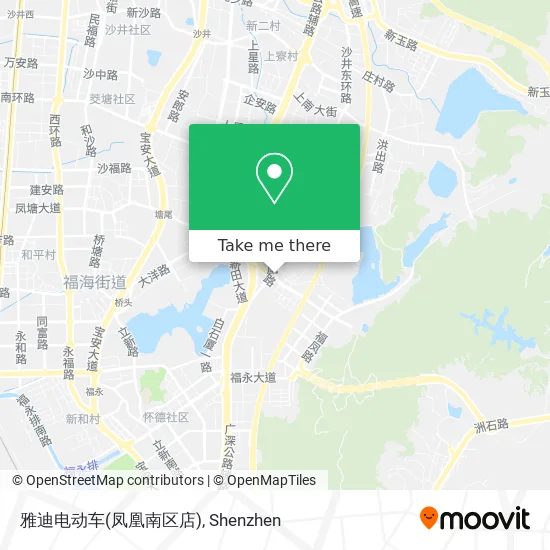 雅迪电动车(凤凰南区店) map