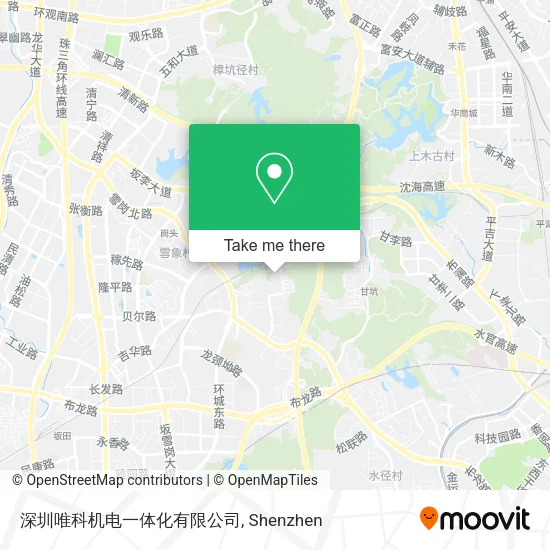 深圳唯科机电一体化有限公司 map