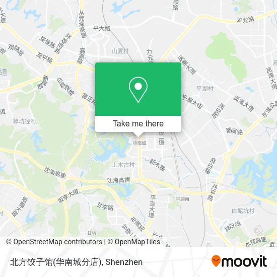 北方饺子馆(华南城分店) map