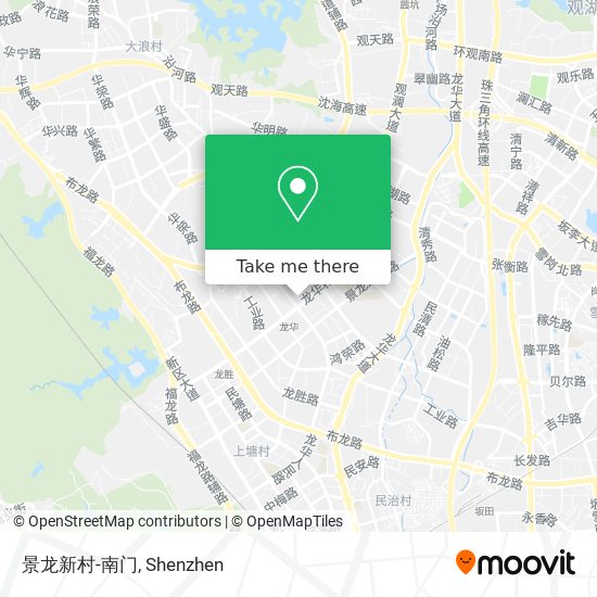 景龙新村-南门 map
