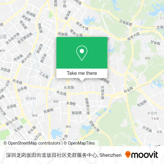 深圳龙岗坂田街道坂田社区党群服务中心 map