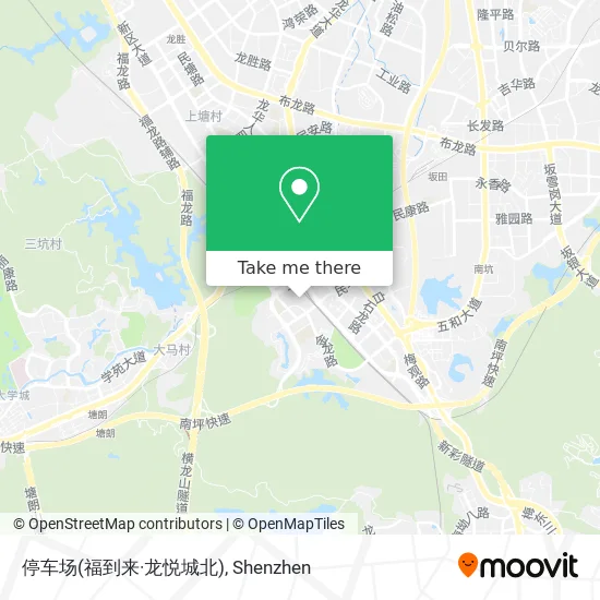 停车场(福到来·龙悦城北) map