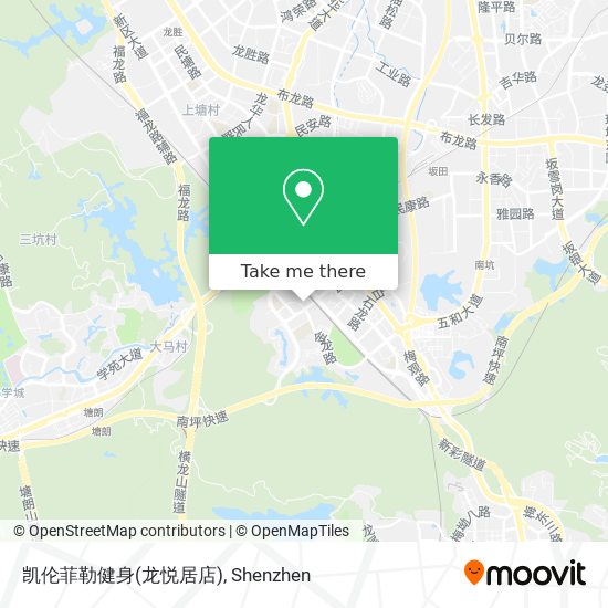 凯伦菲勒健身(龙悦居店) map