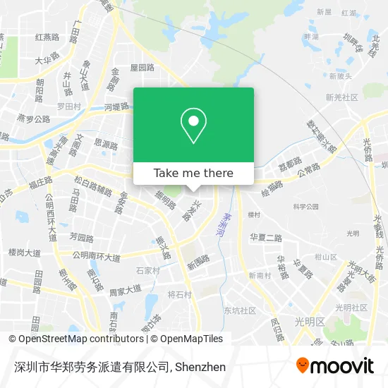 深圳市华郑劳务派遣有限公司 map