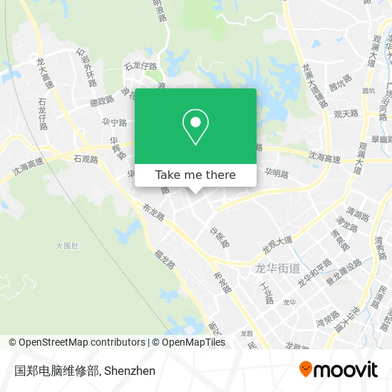 国郑电脑维修部 map