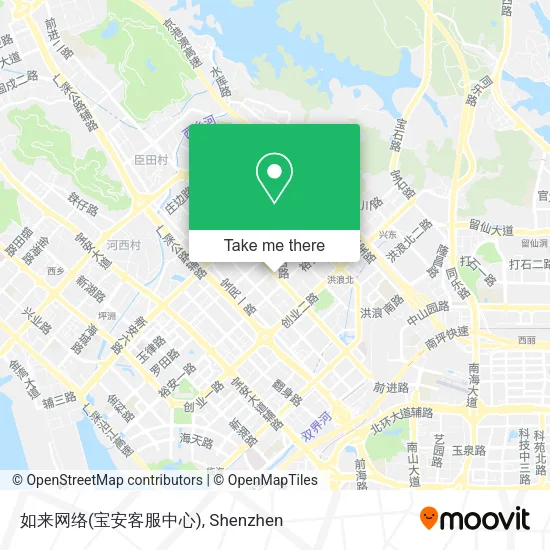 如来网络(宝安客服中心) map
