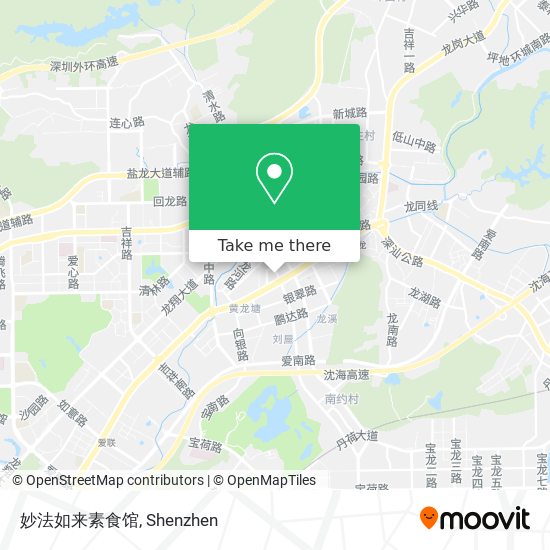 妙法如来素食馆 map