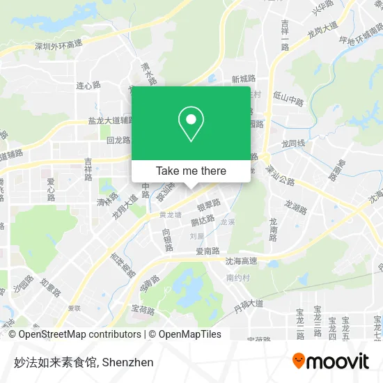 妙法如来素食馆 map