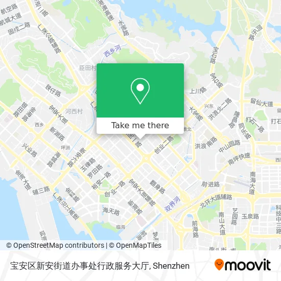 宝安区新安街道办事处行政服务大厅 map