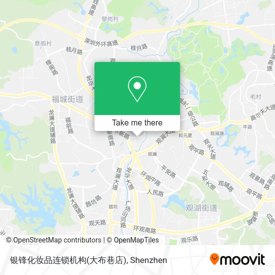 银锋化妆品连锁机构(大布巷店) map