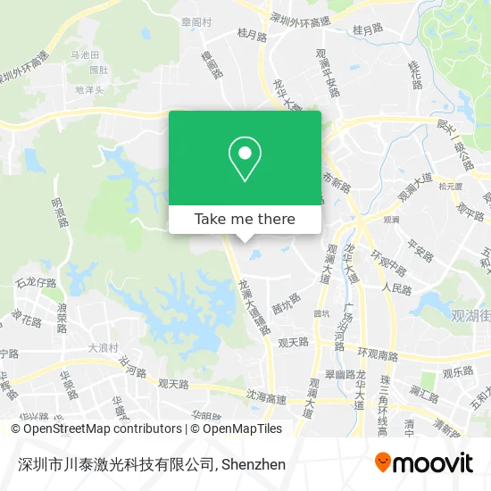 深圳市川泰激光科技有限公司 map