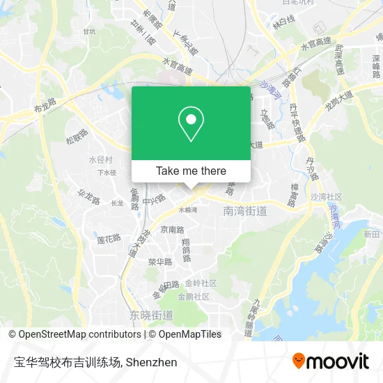 宝华驾校布吉训练场 map