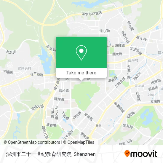 深圳市二十一世纪教育研究院 map