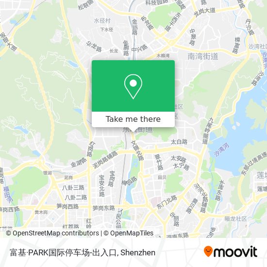 富基·PARK国际停车场-出入口 map