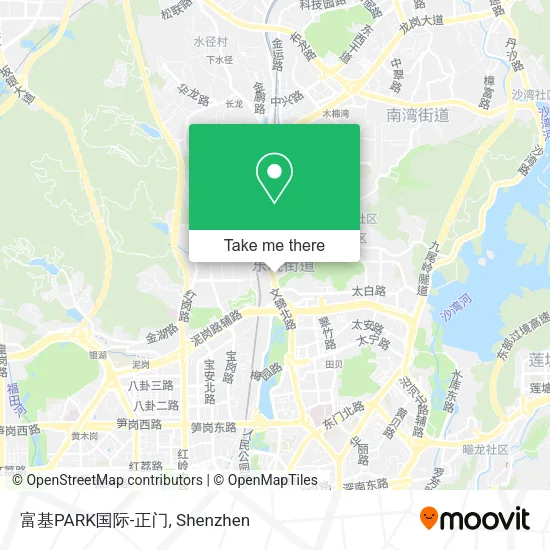 富基PARK国际-正门 map