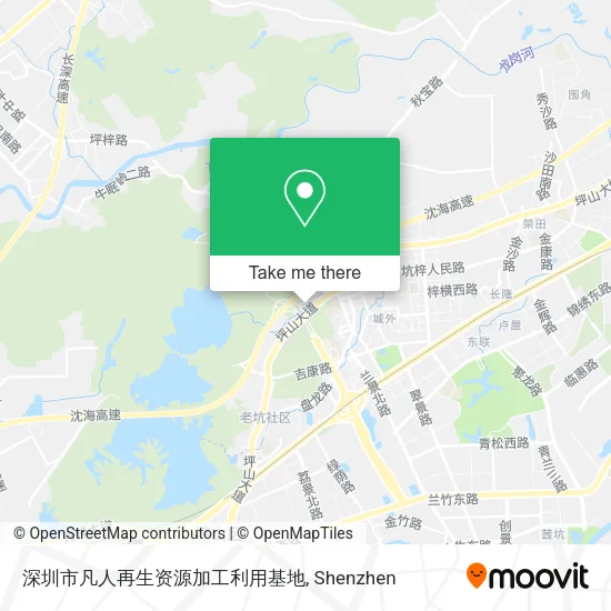 深圳市凡人再生资源加工利用基地 map